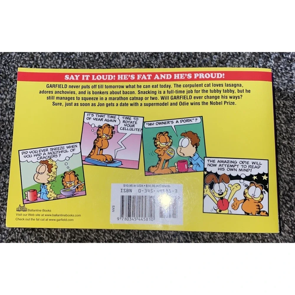 Lot Of 3 Garfield Comic Books By Jim Davis Fat Cat Treasury Guide To Everything